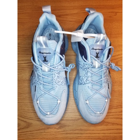 Enzo Pulse Courage Blue Men's Size 45 EU Shoes Sneakers Basketball Mid Tops New - Picture 3 of 6